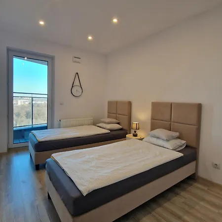 Szklane Tarasy Premium Two Bedrooms Faktura Fast Check-in رشيشوف