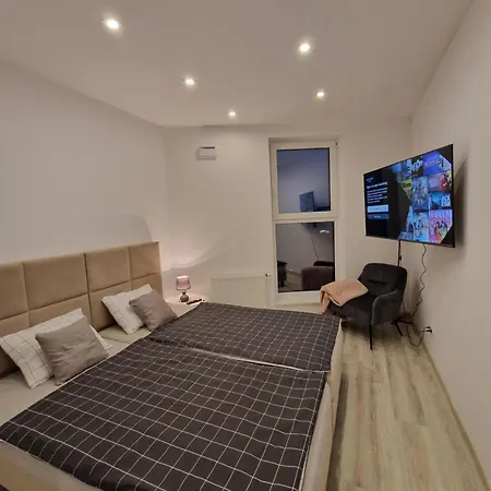 Szklane Tarasy Premium Two Bedrooms Faktura Fast Check-in Apartman