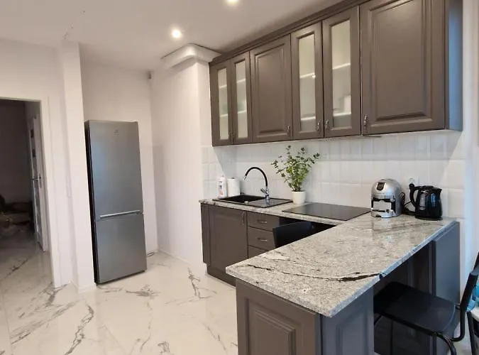 Daire Szklane Tarasy Premium Two Bedrooms Faktura Fast Check-in *